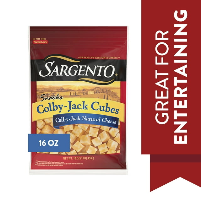 Sargento® ColbyJack Natural Cheese Cubes, 16 oz.