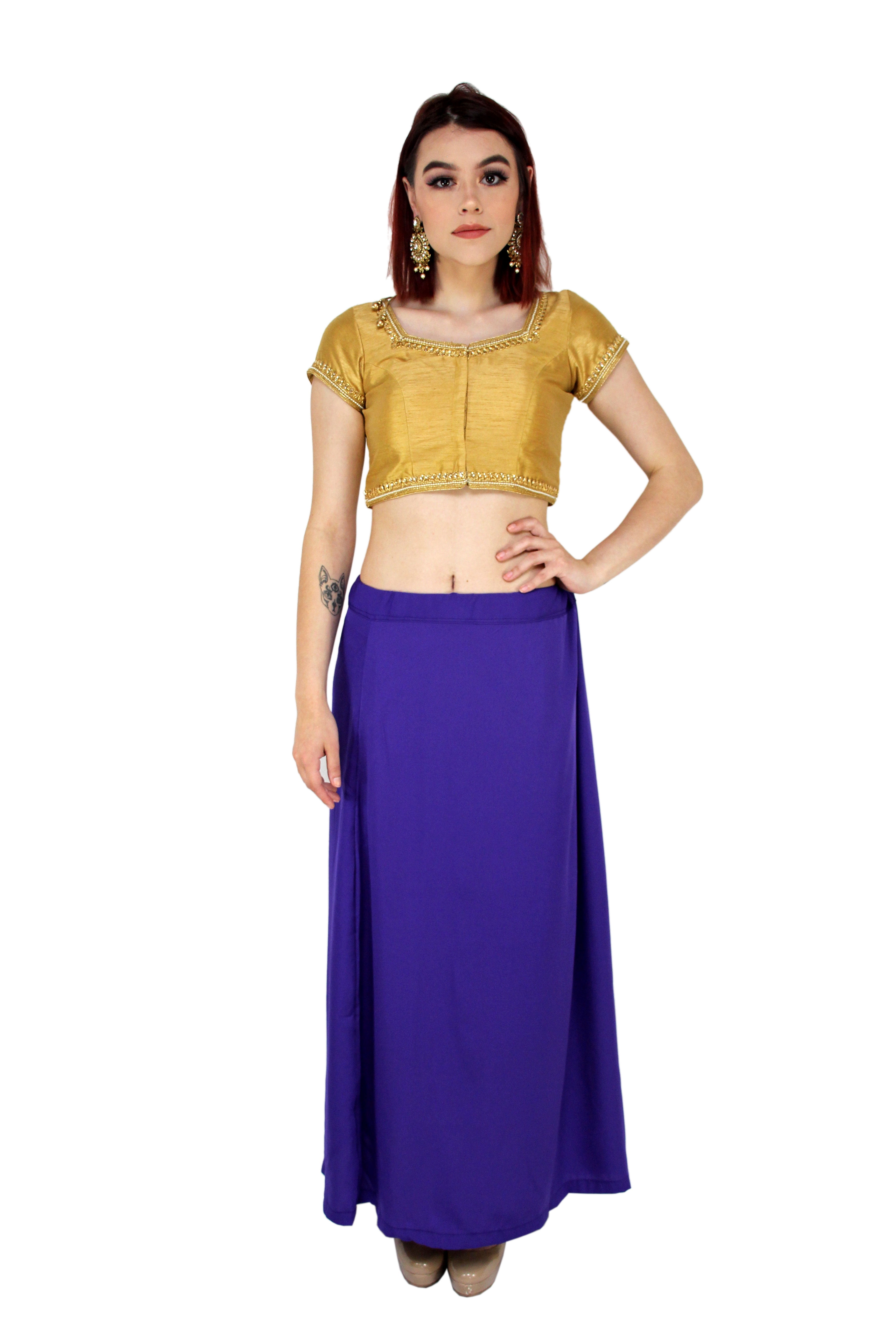 Buy TFC Green Saree Petticoat Saree Shapewear Saree Skirt Saree
