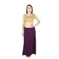 thumbnail image 1 of Sari Petticoat Stitched Indian Saree Petticoat Adjustable Waist Sari Skirt (Wine), 1 of 2