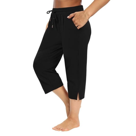 Sarin Mathews Womens Joggers Drawstring Sweatpants with Pockets Plus Size