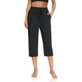 thumbnail image 1 of Sarin Mathews Womens Sports Leggings-capris Drawstring Lounge Pajamas Sweatpants with Pockets Plus Size, 1 of 6