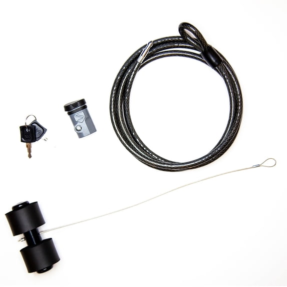 Stainless Rack Lock Saris Trunk Rack Lock 8 ft Stainless Steel Loop Cable Keyed Security ...