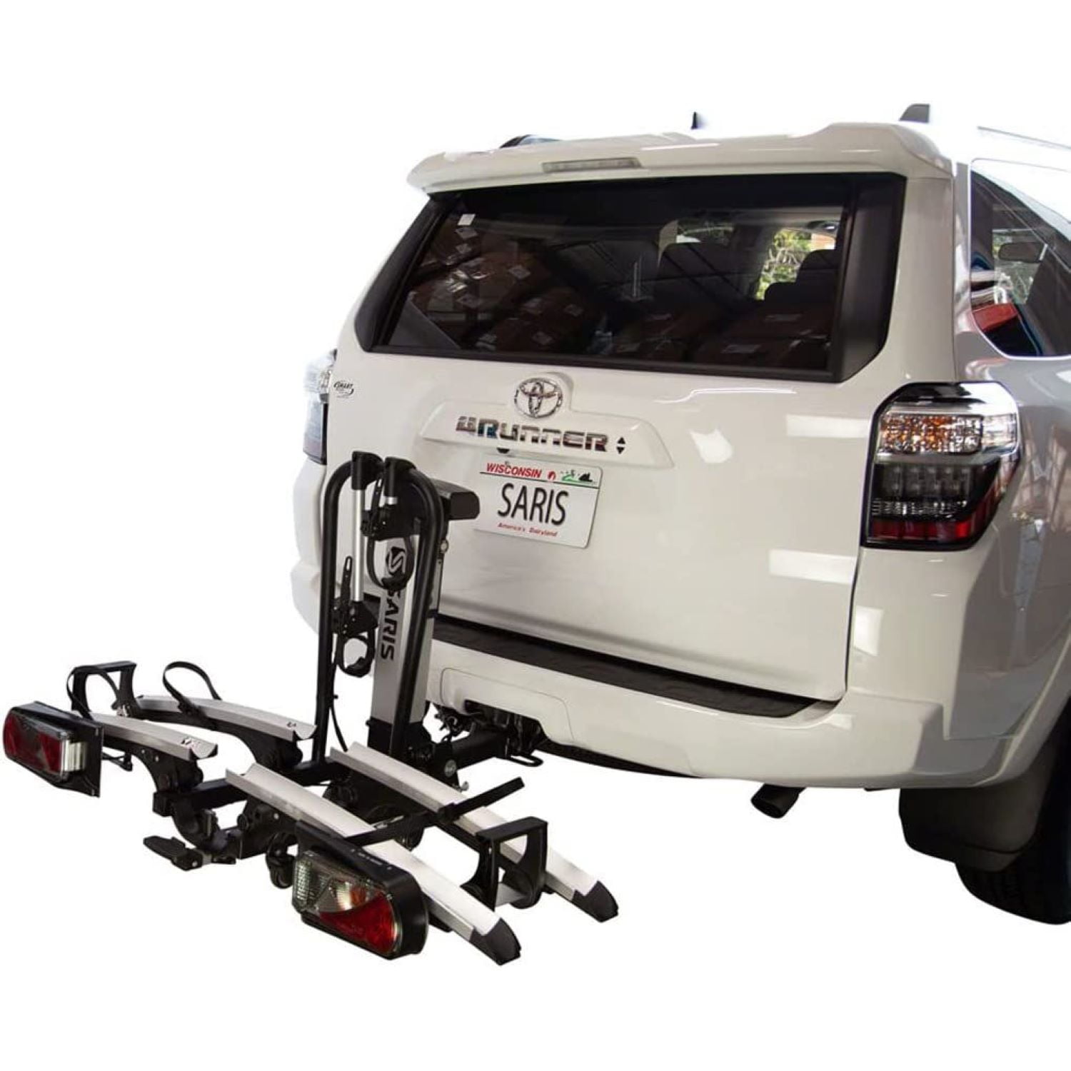 Saris Door County Car Bike Rack, 13 in H Hitch Bike Rack with Electric