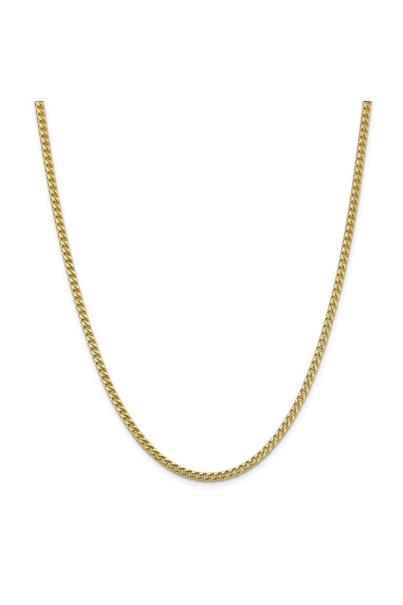 14K Yellow Gold 3mm Franco Chain 20 Inch