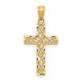thumbnail image 1 of Saris and Things 14K Yellow Gold Cross Charm Pendant, 1 of 7