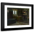 thumbnail image 1 of Sariusz Henryk Bielski 14x12 Black Modern Framed Museum Art Print Titled - Man in the Studio (1893), 1 of 1