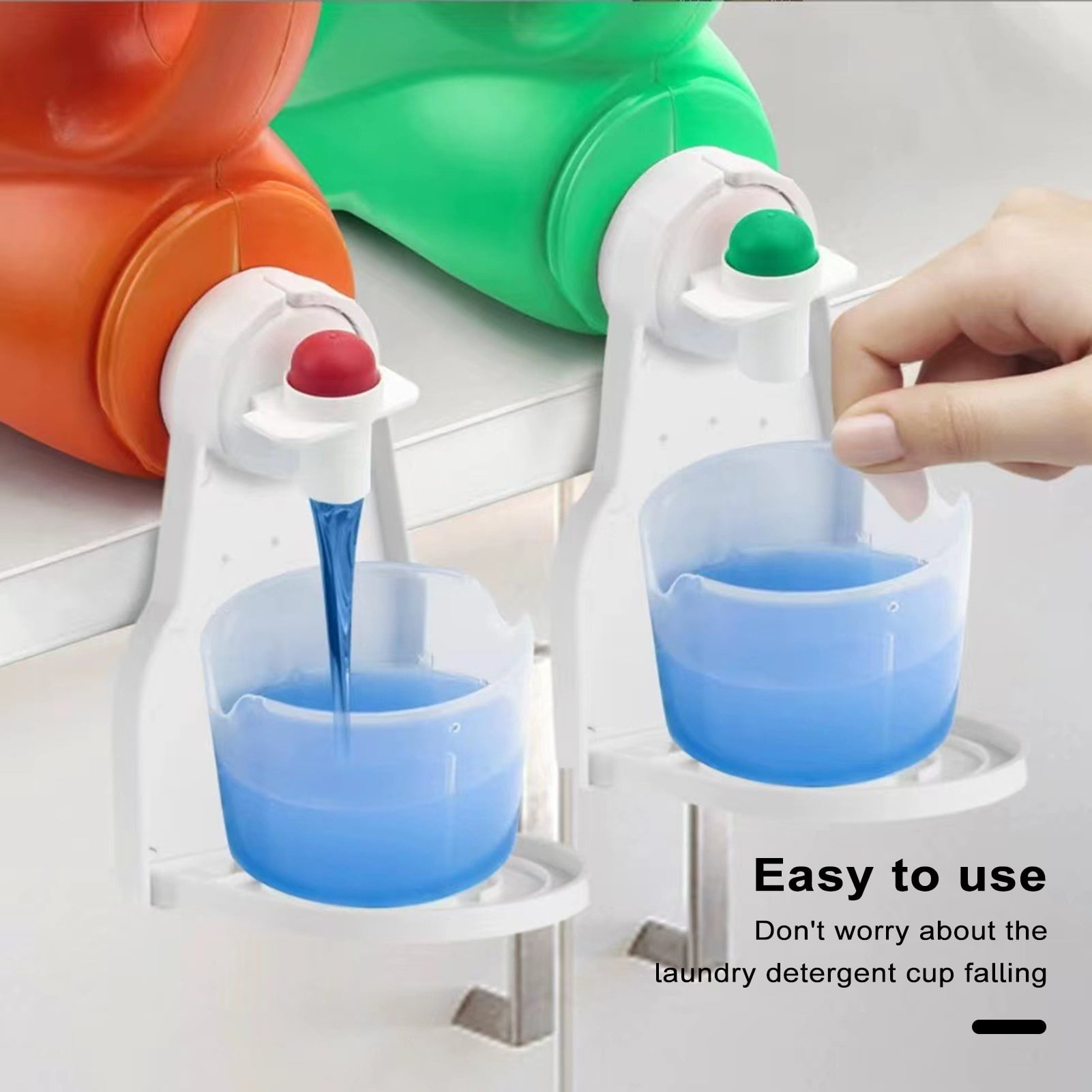 Sarkoyar 2 Pcs Laundry Detergent Drip Catch Cup Holder Laundry