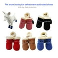 thumbnail image 1 of Sarkoyar 4Pcs Pet Shoes Solid Color Prevent Coldness Soft Sole Fashion Pet Dogs Sneakers Pet Product, 1 of 10