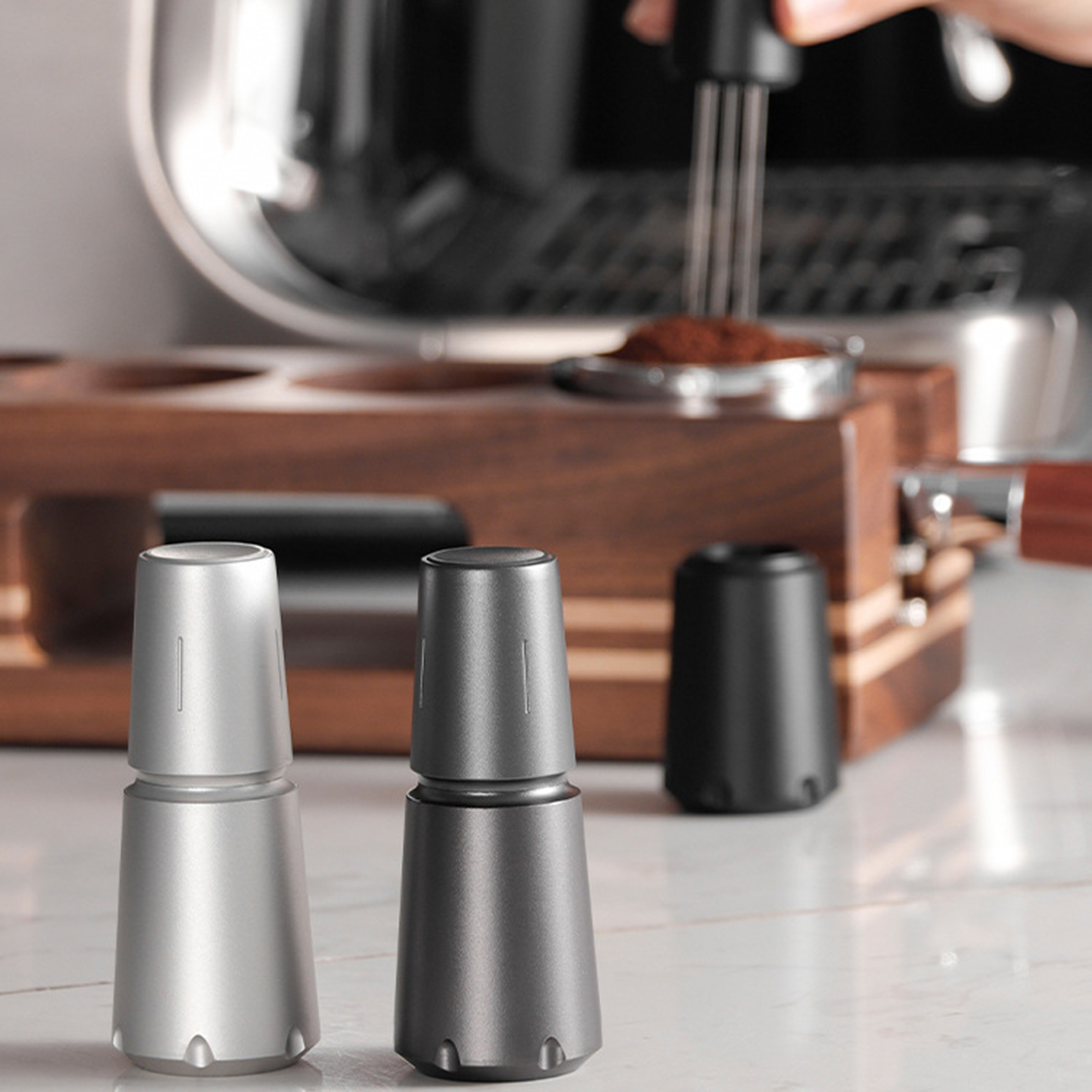 Sarkoyar Coffee Powder Needle with Base Easy to Storage Uniform Distribution 304 Stainless Steel