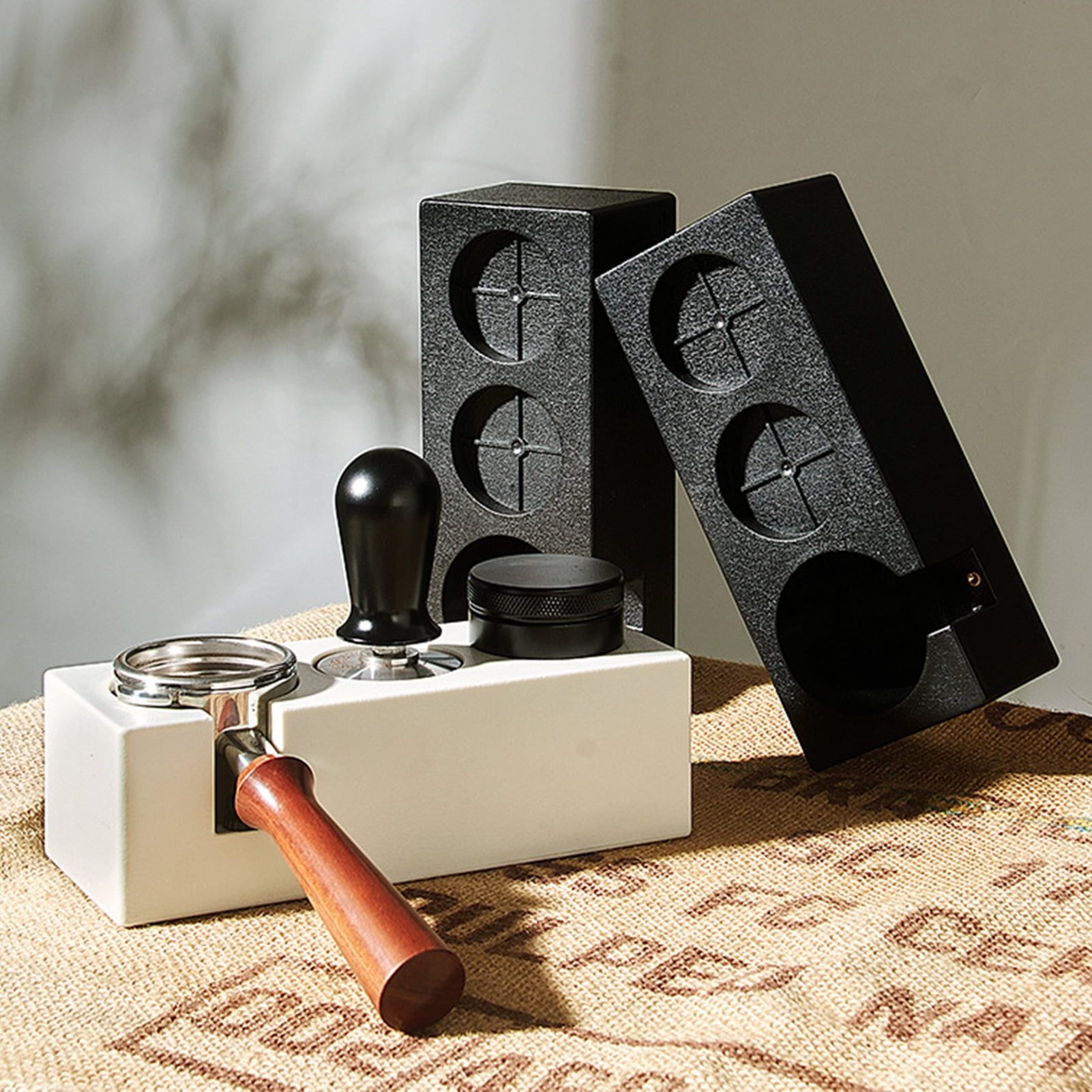 Sarkoyar Coffee Tamper Mat Stand Antiskid Adjustable Universal
