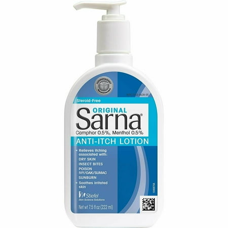 Sarna Anti-Itch External Analgesic Lotion Steroid Free, 7.5 oz, Pack of 5