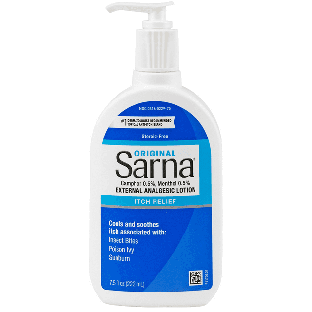 Sarna Original Steroid-Free Anti-Itch Cooling and Soothing Lotion, 7.5 oz