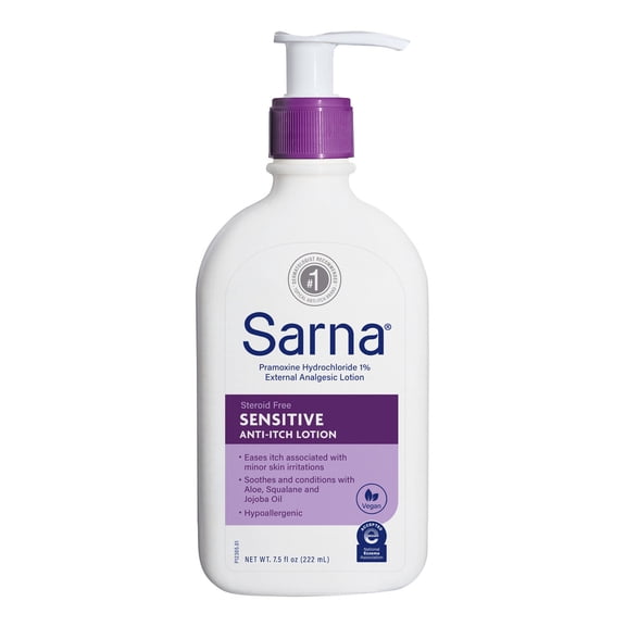 Sarna Sensitive Steroid-Free Anti-Itch Lotion, 7.5 fl oz