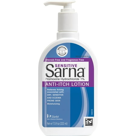 Sarna Sensitive Anti-Itch Lotion, Steroid-Free, 7.5 fl oz