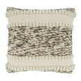 thumbnail image 1 of Saro 1677.I18SC 18 in. Woven Textured Square Throw Pillow Cover, Ivory, 1 of 1