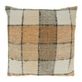 thumbnail image 1 of Saro 3023.N20SC 20 in. Checkered Square Pillow Cover, Natural, 1 of 1