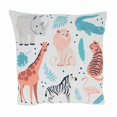 thumbnail image 1 of Saro 4513.M16SP 16 in. Safari Animals Baby Square Throw Pillow with Poly Filling, Multi Color, 1 of 1