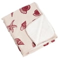 thumbnail image 1 of Saro Key Largo Nautical Design with Sherpa Throw Blanket, 1 of 3