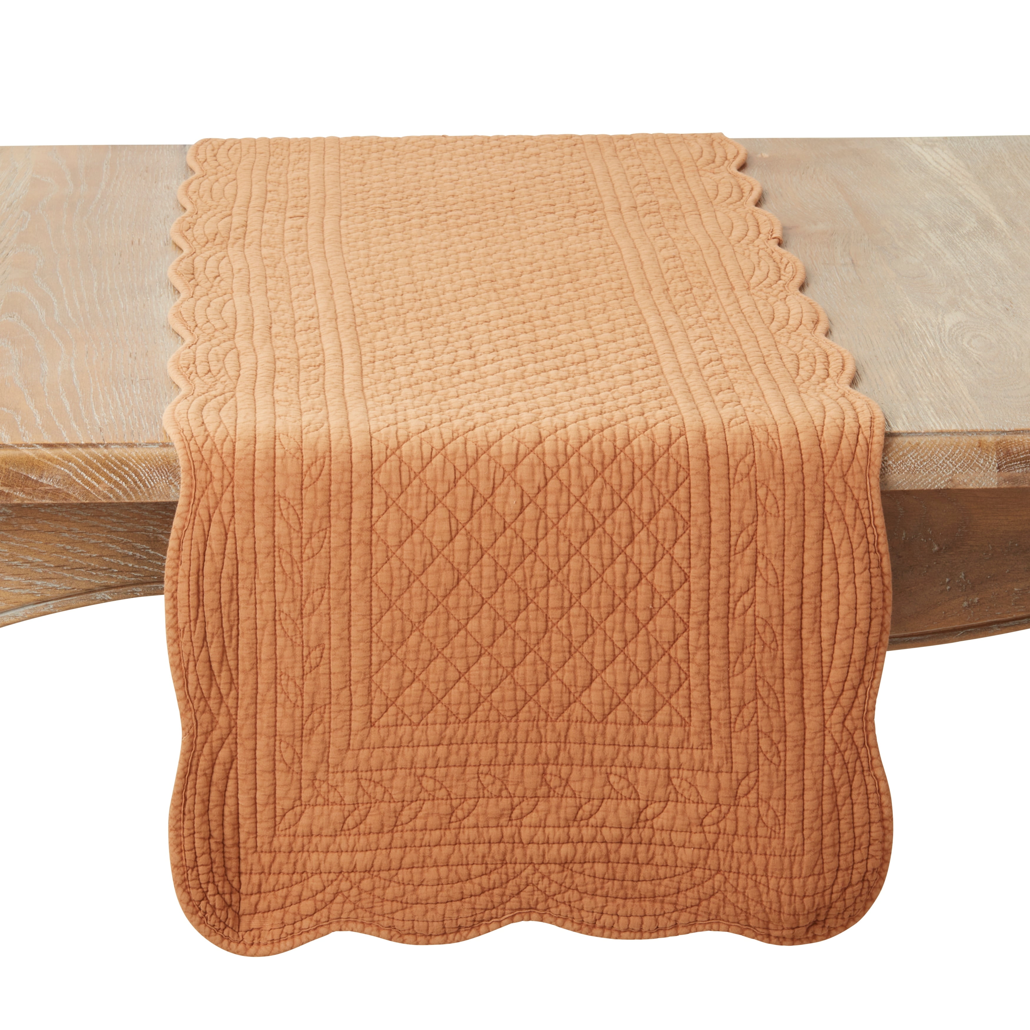 Saro Lifestyle 1400.TC1672B 16 x 72 in. Charming Quilted Oblong Table ...