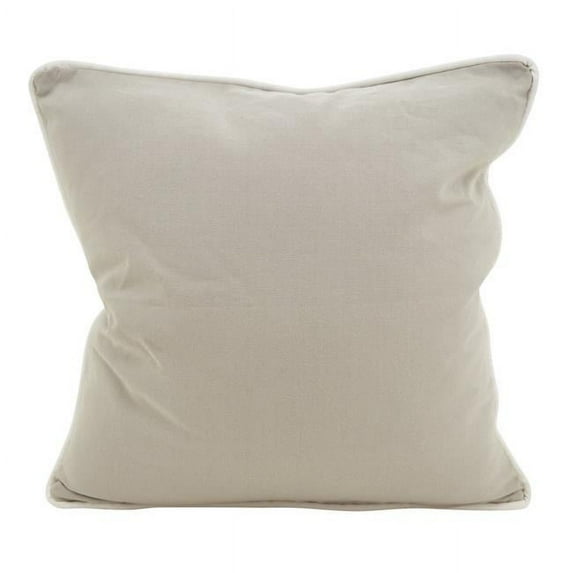 Saro Lifestyle 1653.GY18S 18 in. Square Jeunesse Color Pop Statement Poly Filled Throw Pillow, Grey