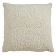 thumbnail image 1 of Saro Lifestyle 188.I18SC 18 in. Faux Fur Throw Pillow Cover, Ivory, 1 of 1