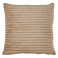 thumbnail image 1 of Saro Lifestyle 189.N18SC 18 in. Faux Rabbit Fur Throw Pillow Cover, Natural, 1 of 1