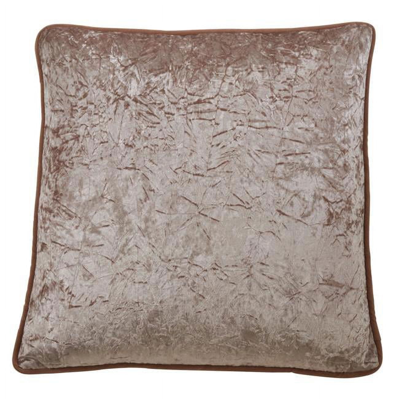Saro Lifestyle 1913.CH22SC 22 in. Crushed Velvet Pillow Cover