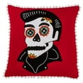 thumbnail image 1 of Saro Lifestyle 3147.R18SP 18 in. Sugar Skull Cotton Poly Filled Pillow, 1 of 1
