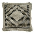 thumbnail image 1 of Saro Lifestyle 5131.BW18SC 18 in. Diamond Woven Square Pillow Cover, Black & White, 1 of 1