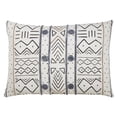 thumbnail image 1 of Saro Lifestyle 662P.W1420BC 14 x 20 in. Mud Cloth Cotton Throw Pillow Cover, White, 1 of 1