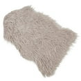 thumbnail image 1 of Saro Lifestyle 706.FG2435 24 x 35 in. Plush Faux Mongolian Fur Rug, Fog, 1 of 1