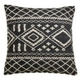 thumbnail image 1 of Saro Lifestyle 7270.BK22SP 22 in. Mud Cloth Pattern Throw Poly Filled Pillow, Black, 1 of 1