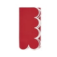 thumbnail image 1 of Saro Lifestyle 8123.R20S 20 in. Scalloped Hem Napkin, Red - Set of 4, 1 of 4