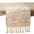 thumbnail image 1 of Saro Lifestyle 871.RU1672B 16 x 72 in. Stripe Dinner Oblong Table Runner, Rust, 1 of 1