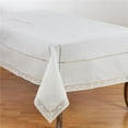 thumbnail image 1 of Saro Lifestyle 9029.W72120B 72 x 120 in. Rectangular Polyester Tablecloth with Embroidered Lace Design - White, 1 of 4