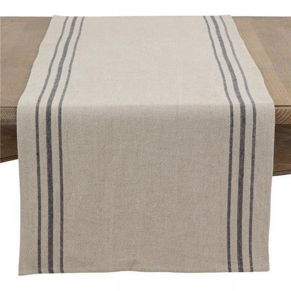 Saro Lifestyle Addison Striped Table Runner