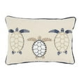 thumbnail image 1 of Saro Lifestyle Aquatic Dreams Turtle Poly Filled Throw Pillow, 1 of 1