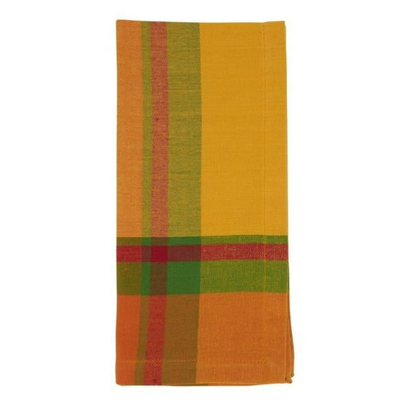 Saro Lifestyle Banded Border Table Napkin (Set of 4)