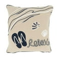thumbnail image 1 of Saro Lifestyle Beachscape Design Poly Filled Throw Pillow, 1 of 1
