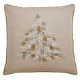 thumbnail image 1 of Saro Lifestyle Beaded Christmas Tree Throw Pillow Cover, 1 of 3