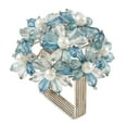 thumbnail image 1 of Saro Lifestyle Beaded Floral Napkin Ring (Set of 4), 1 of 4