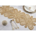thumbnail image 1 of Saro Lifestyle Beaded Modern Table Runner, 1 of 3