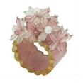 thumbnail image 1 of Saro Lifestyle Beaded Petal Delight Resin Napkin Ring (Set of 4), 1 of 3