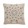 thumbnail image 1 of Saro Lifestyle Beaded and Embroidered Poly Filled Throw Pillow, 1 of 1