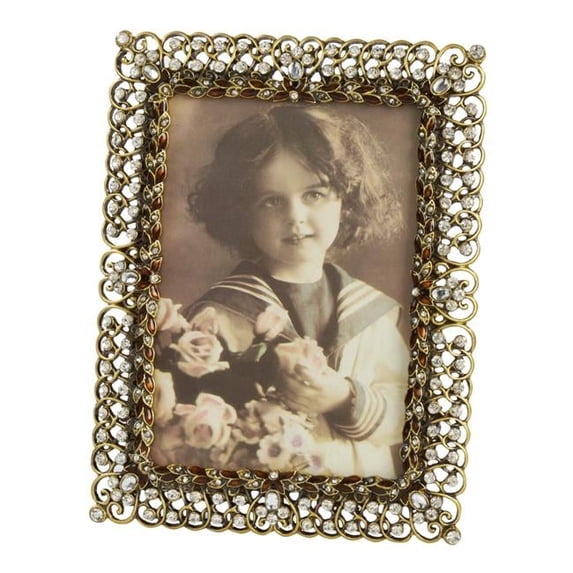 Saro Lifestyle Bejeweled Photo Frame