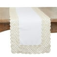 thumbnail image 1 of Saro Lifestyle Braid Embroidered Table Runner, 1 of 1