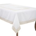 thumbnail image 1 of Saro Lifestyle Braid Embroidered Tablecloth, 1 of 1