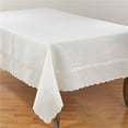 thumbnail image 1 of Saro Lifestyle Braided Embroidery Tablecloth, 1 of 5