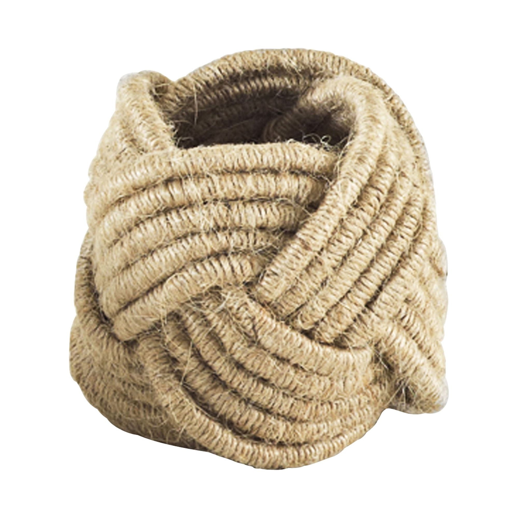 Natural Braided Jute Napkin Rings Set of 4