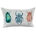 thumbnail image 1 of Saro Lifestyle Bugs Poly Filled Throw Pillow, 1 of 1